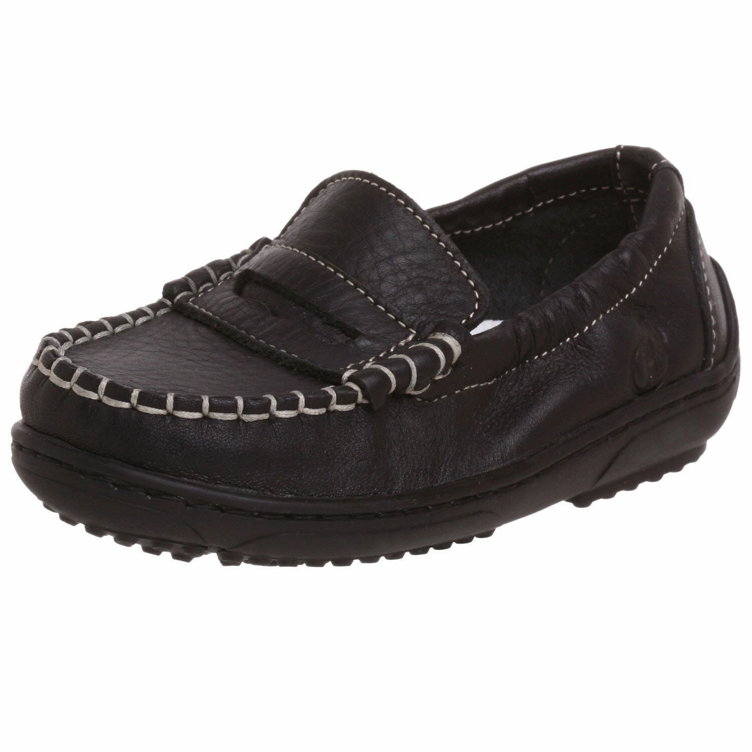 *FINAL SALE* Polo - Black with White stitching