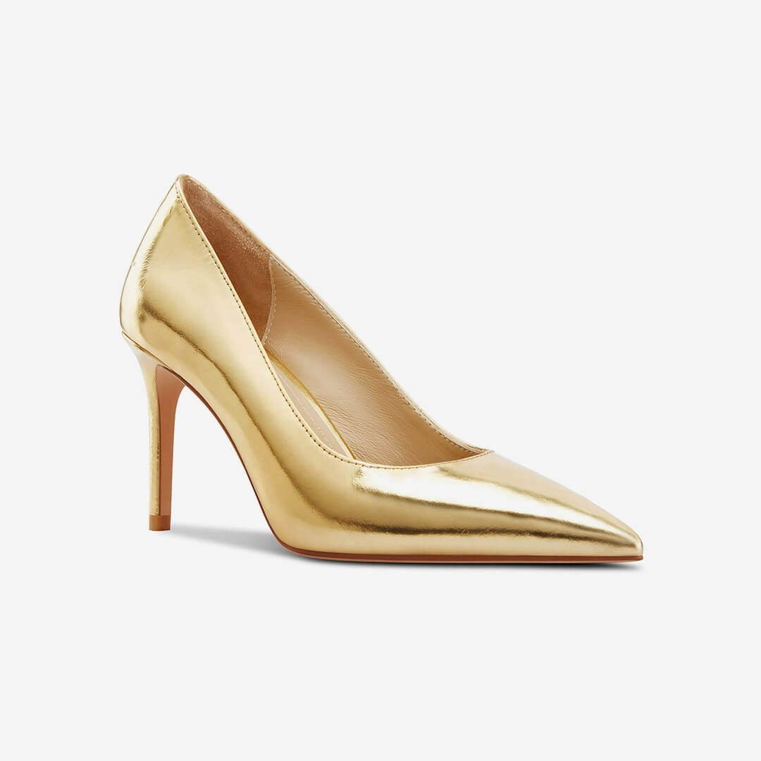 *Kayte - Vintage Gold Classic Pump
