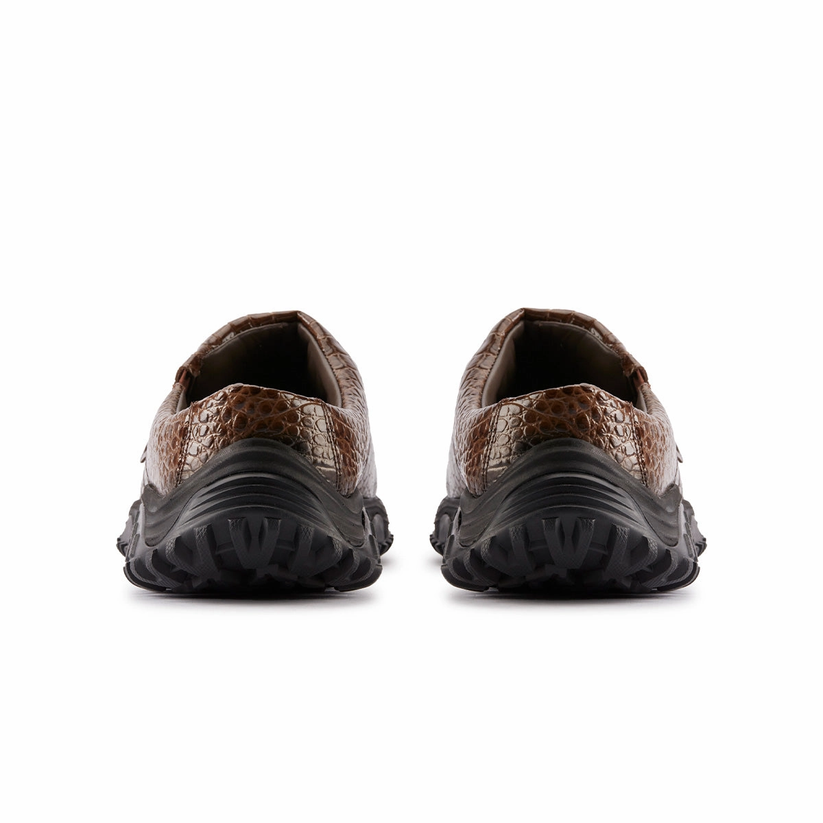   Martine rose CUR Clog 1 'Brown Croc Leather'