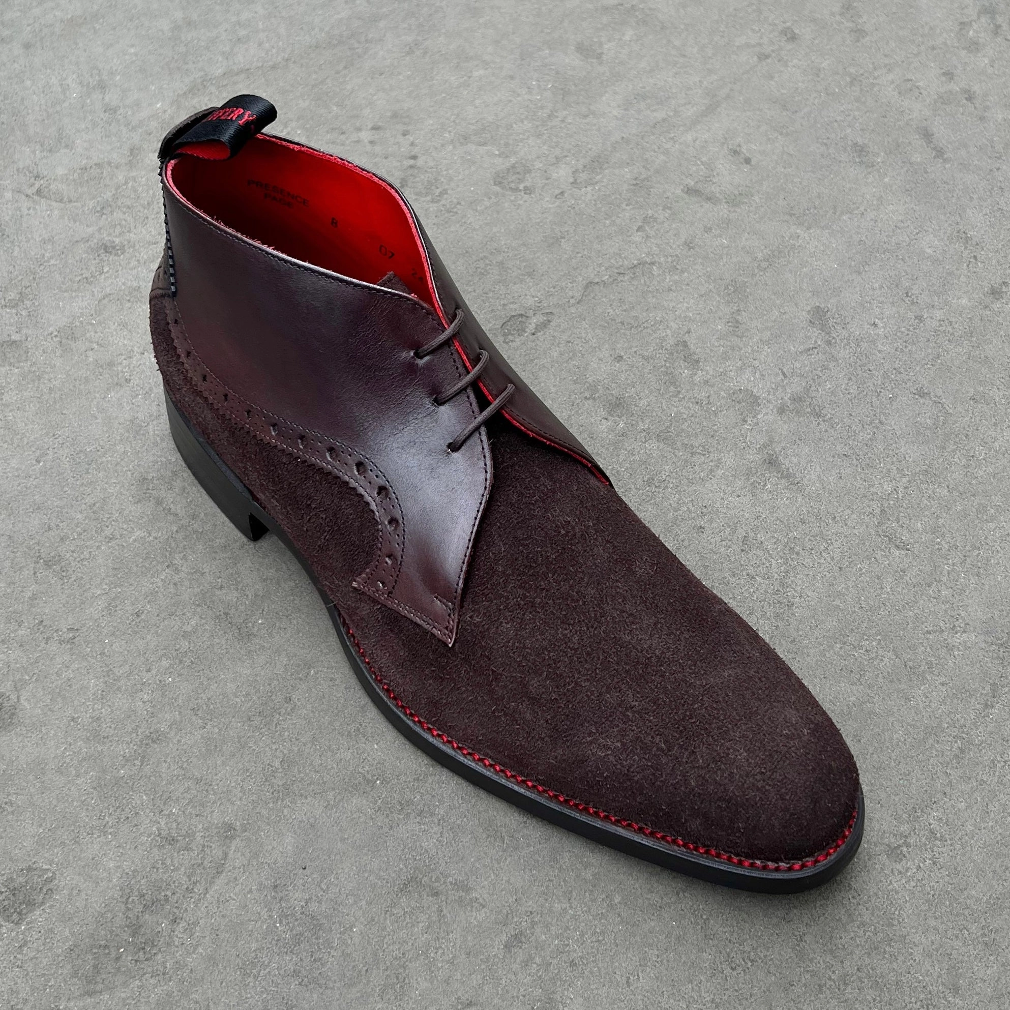 "Presence" Page Chukka Boot Caf Brown