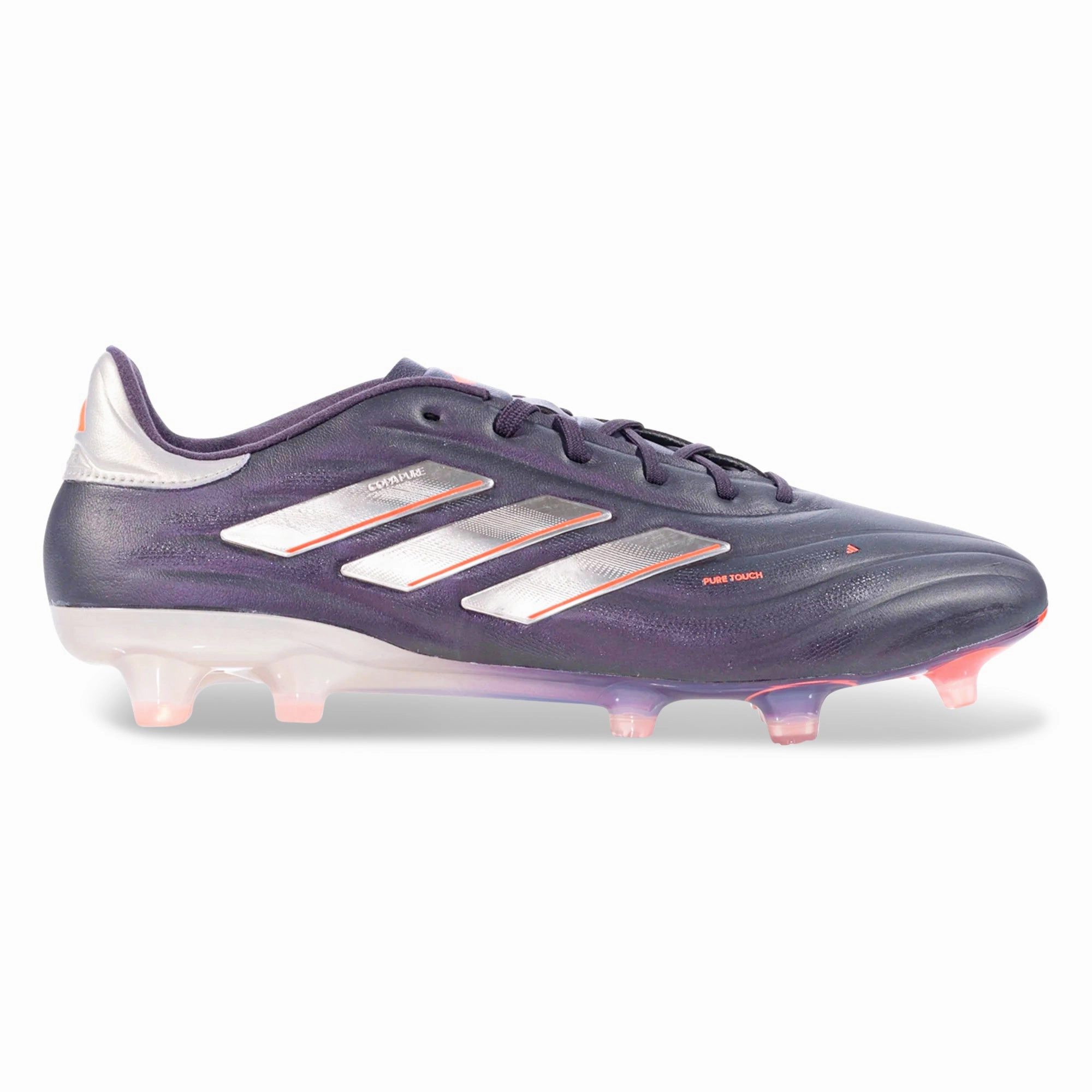 adidas Copa Pure 2 Elite FG Soccer Cleats (Platinum/Metallic/Turbo)