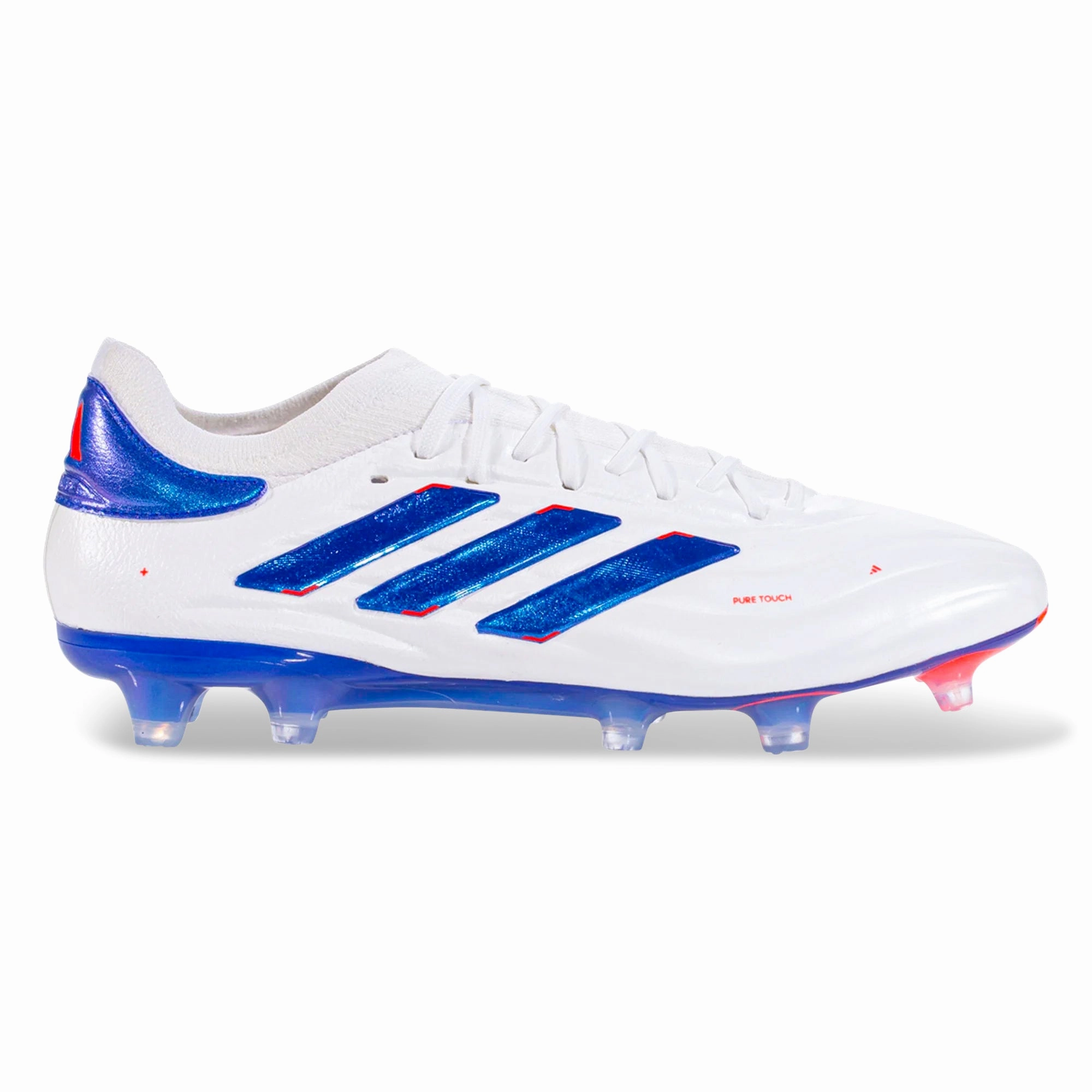 adidas Copa Pure 2 Elite FG (White/Lucid Blue/Solar Red)