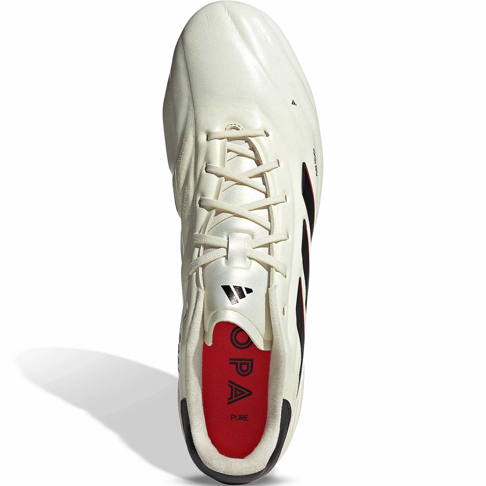 adidas Copa Pure 2 Elite Firm Ground Soccer Cleats (Ivory/Core Black)