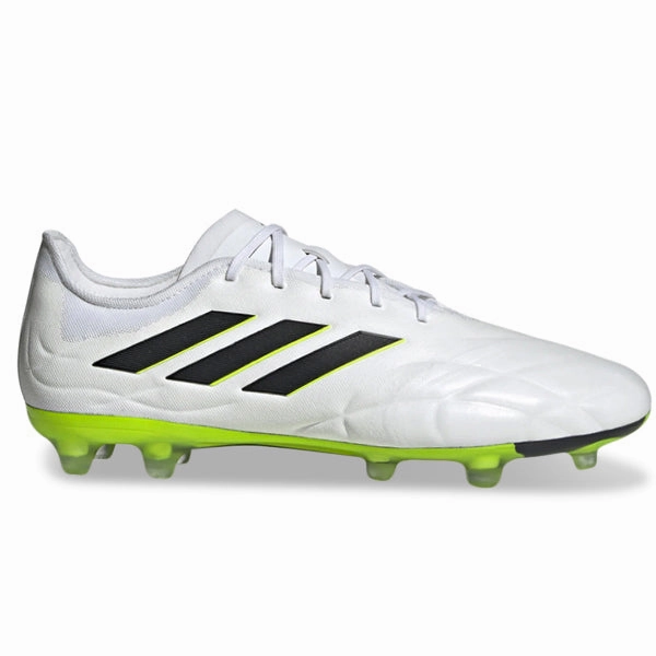 adidas Copa Pure.2 Firm Ground Soccer Cleats (White/Lucid Lemon)