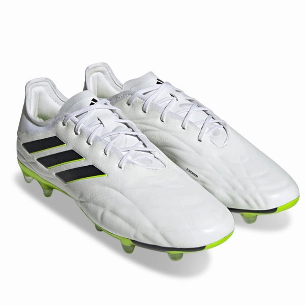 adidas Copa Pure.2 Firm Ground Soccer Cleats (White/Lucid Lemon)