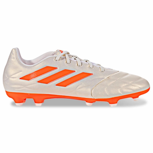 adidas Copa Pure.3 Firm Ground Soccer Cleats (Off White/Team Solar Orange)