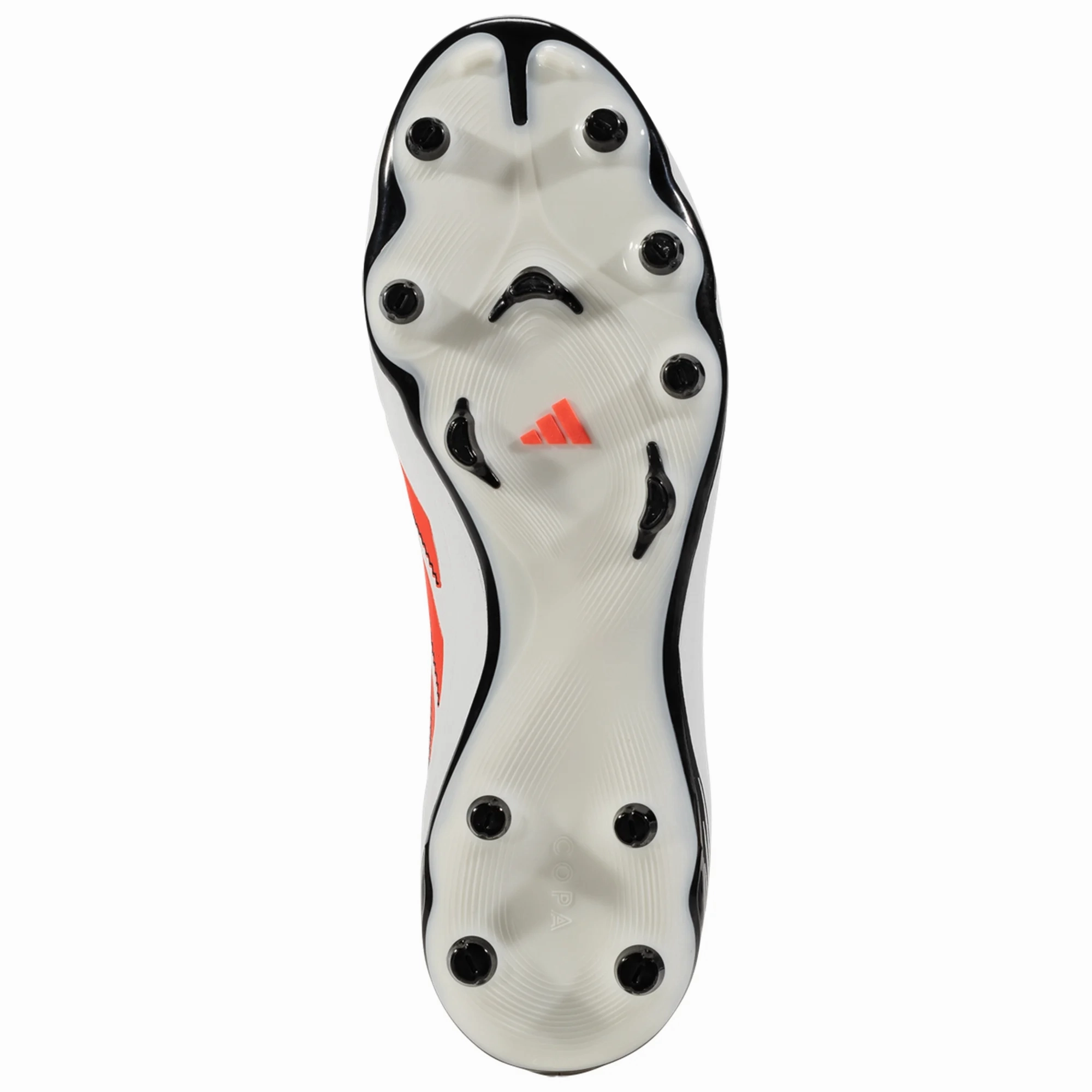 adidas Copa Pure III League FG/MG Soccer Cleats (White/Lucid Red/Black)