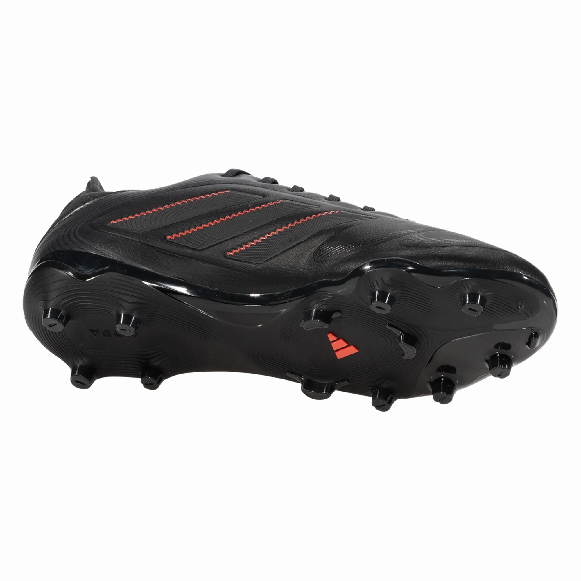 adidas Jr. Copa Pure III League FG/MG Soccer Cleats (Black/Carbon/Lucid Red)
