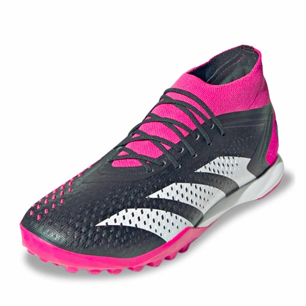 adidas Predator Accuracy.1 Turf Soccer Shoes (Core Black/Team Shock Pink)