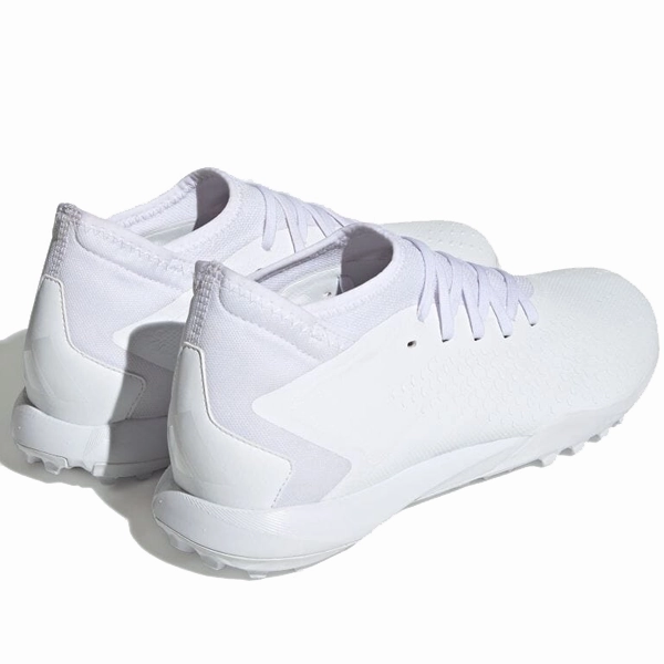 adidas Predator Accuracy.3 Turf Soccer Shoes (White/White)