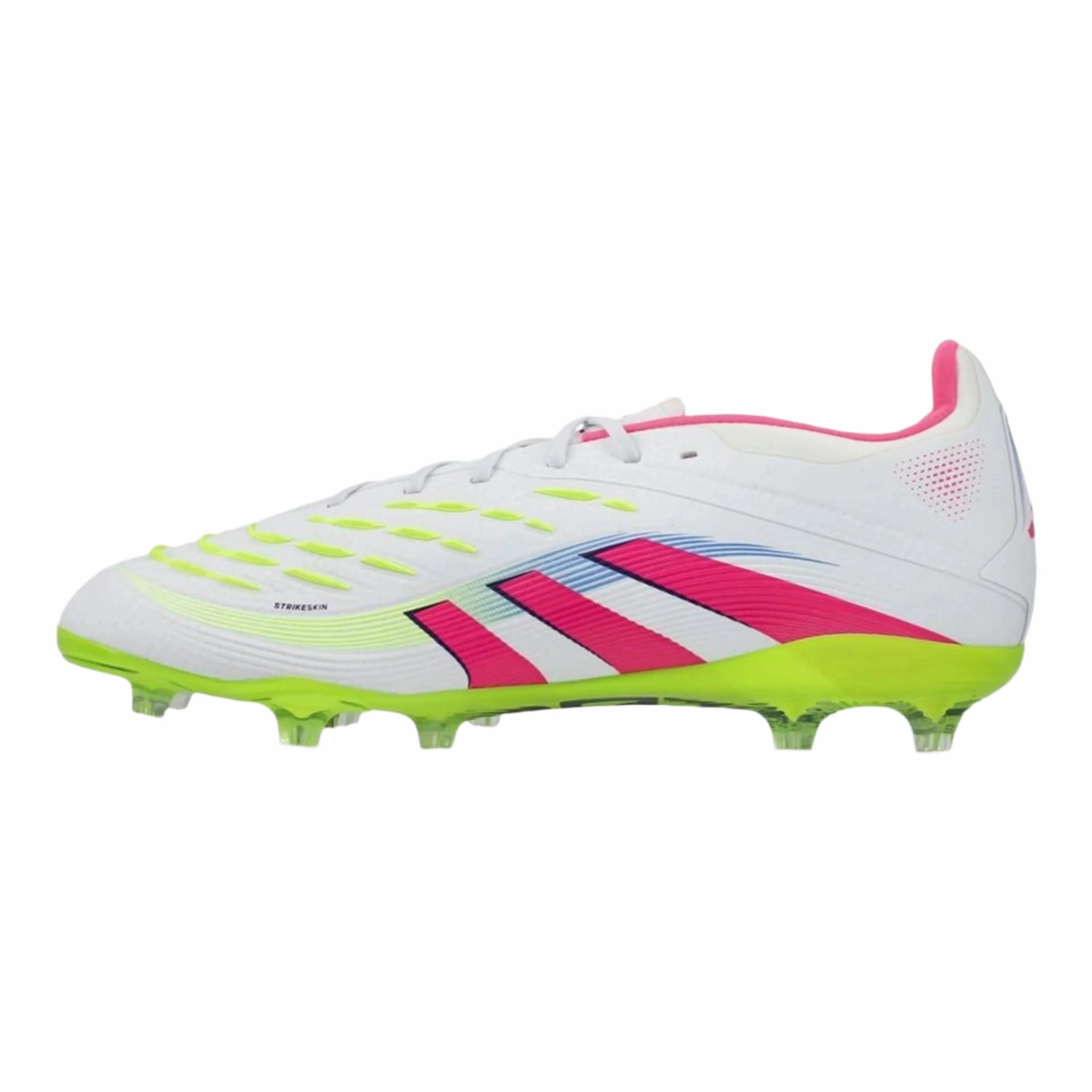 adidas Predator Elite FG J (White/Lucid Pink/Lucid Lemon)