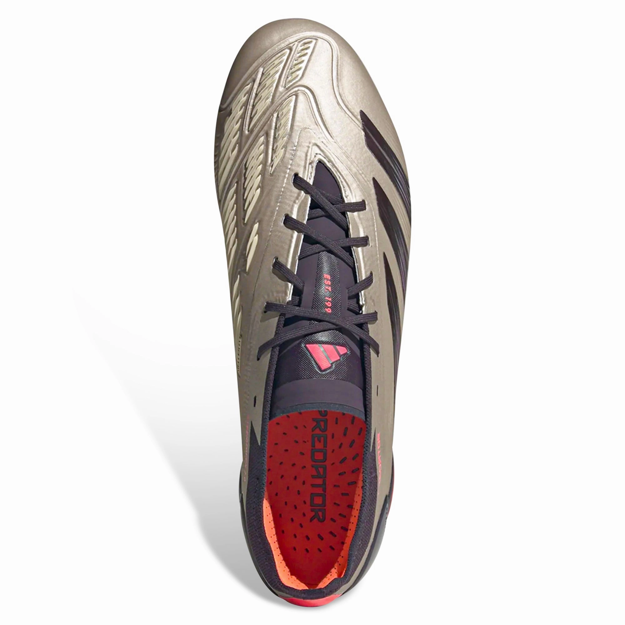 adidas Predator Elite FG Soccer Cleats (Platinum/Black/Carbon)