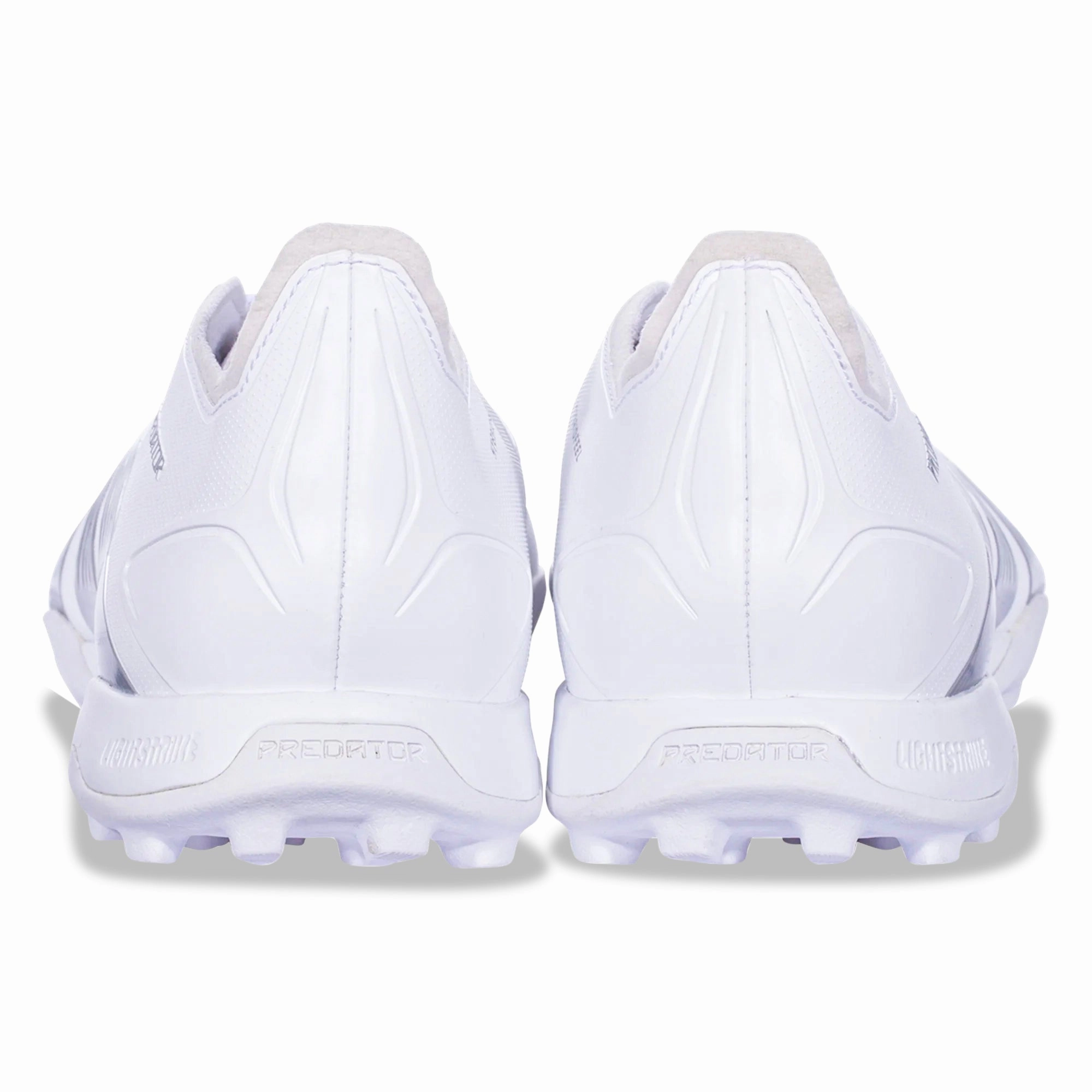 adidas Predator League Turf Soccer Shoes (White/Silver Metallic)