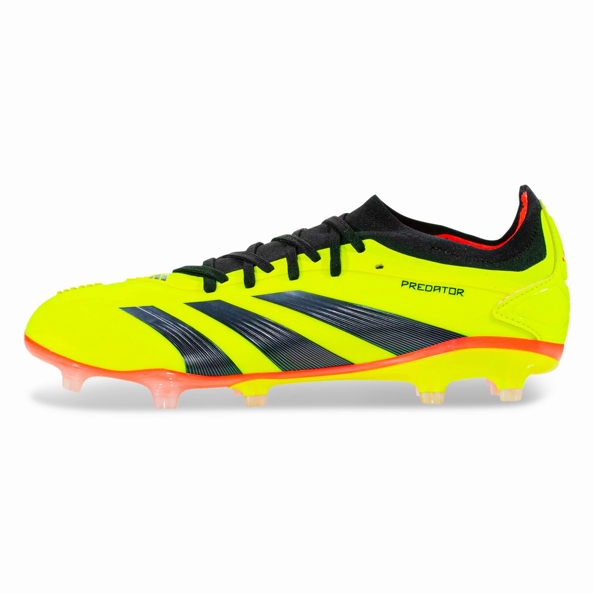 adidas Predator Pro FG Soccer Cleats (Solar Yellow/Black/Solar Red)