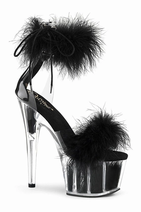 ADORE-724F Exotic Sandal | Clear Vinyl