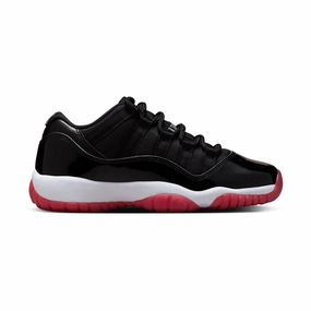 Air Jordan 11 Retro Low 'Bred 2025' Big Kids' Shoes