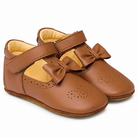 Angulus Indoor Shoes w Velcro Cognac/Cognac