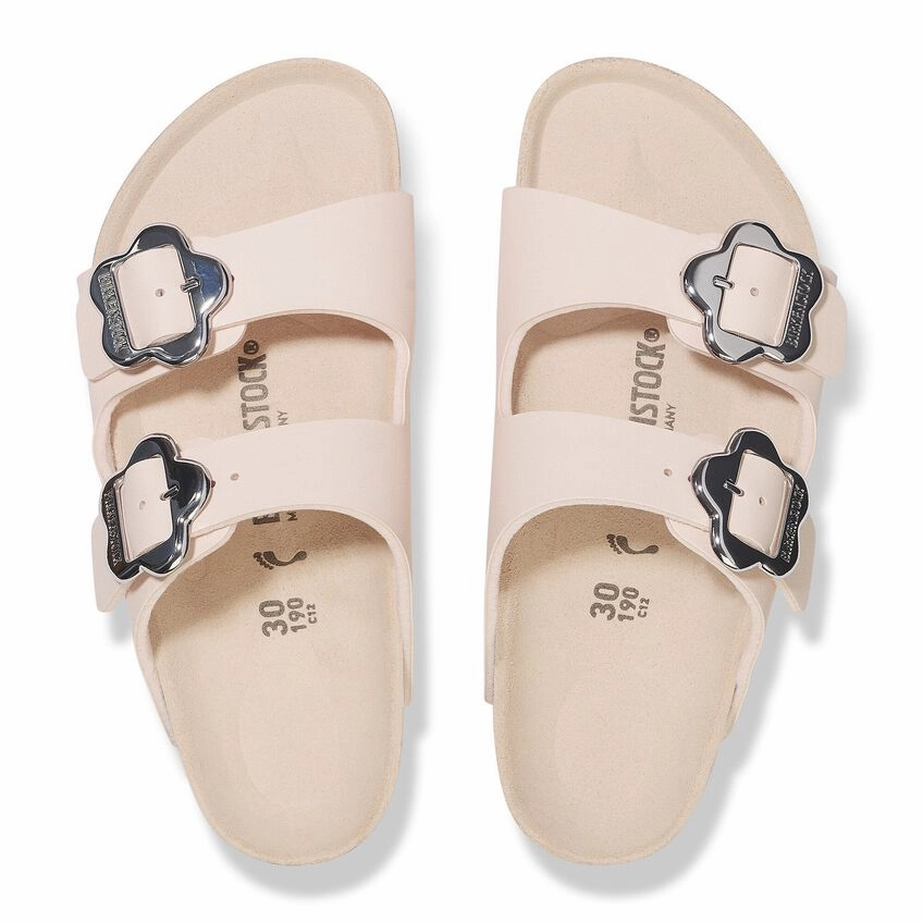 Arizona Kids Flower Buckle - Light Rose Birko-Flor||Arizona pour enfants avec boucle fleur - Birko-flor rose clair