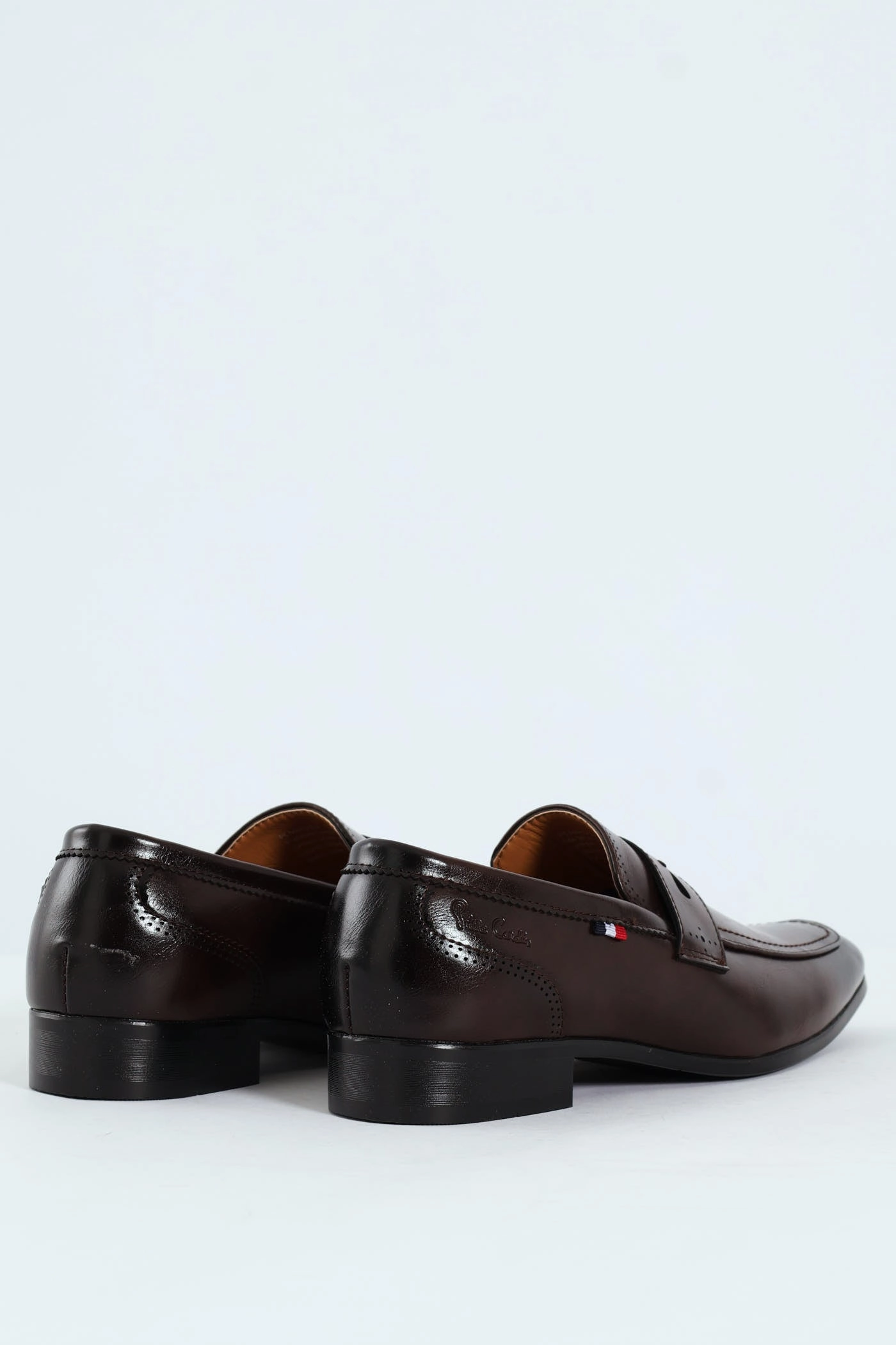 Banded Slip On Smart Shoe - Brown