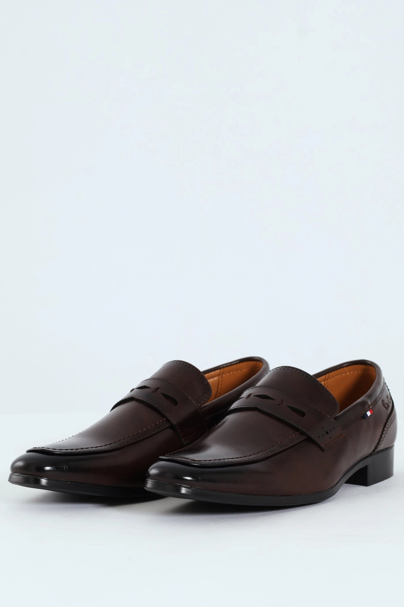 Banded Slip On Smart Shoe - Brown