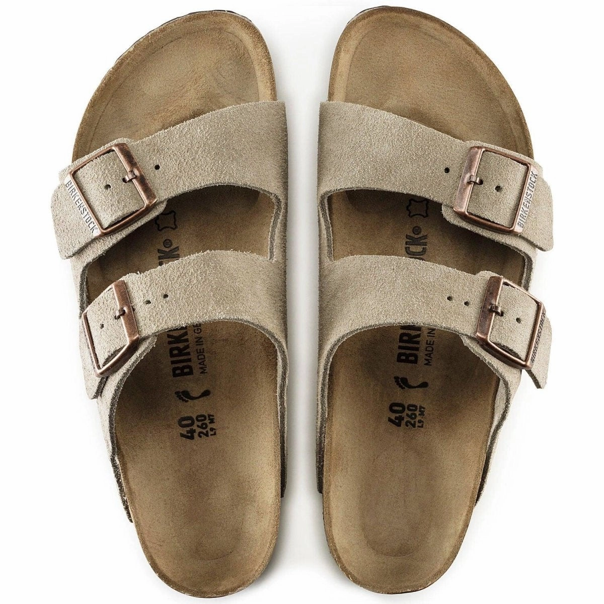 Birkenstock Arizona - Taupe Suede