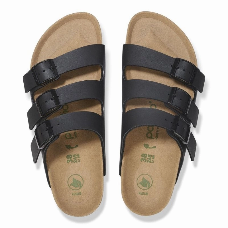 Birkenstock Florida Vegan Platform - Black Birko-Flor