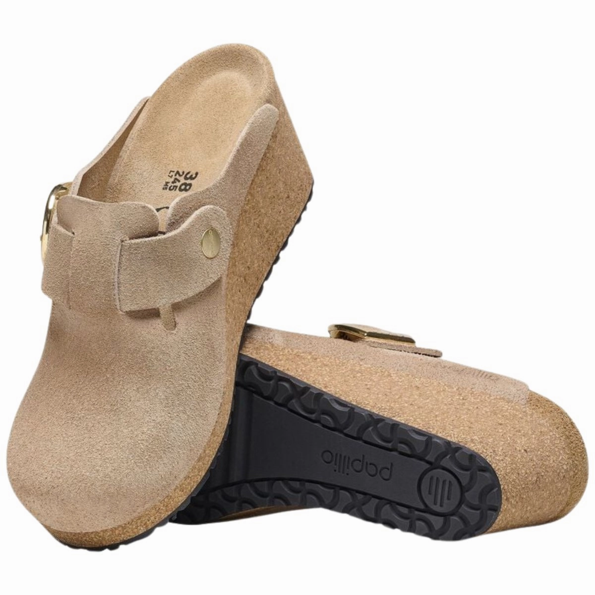 Birkenstock Women's Fanny Warm Sand Suede Leather