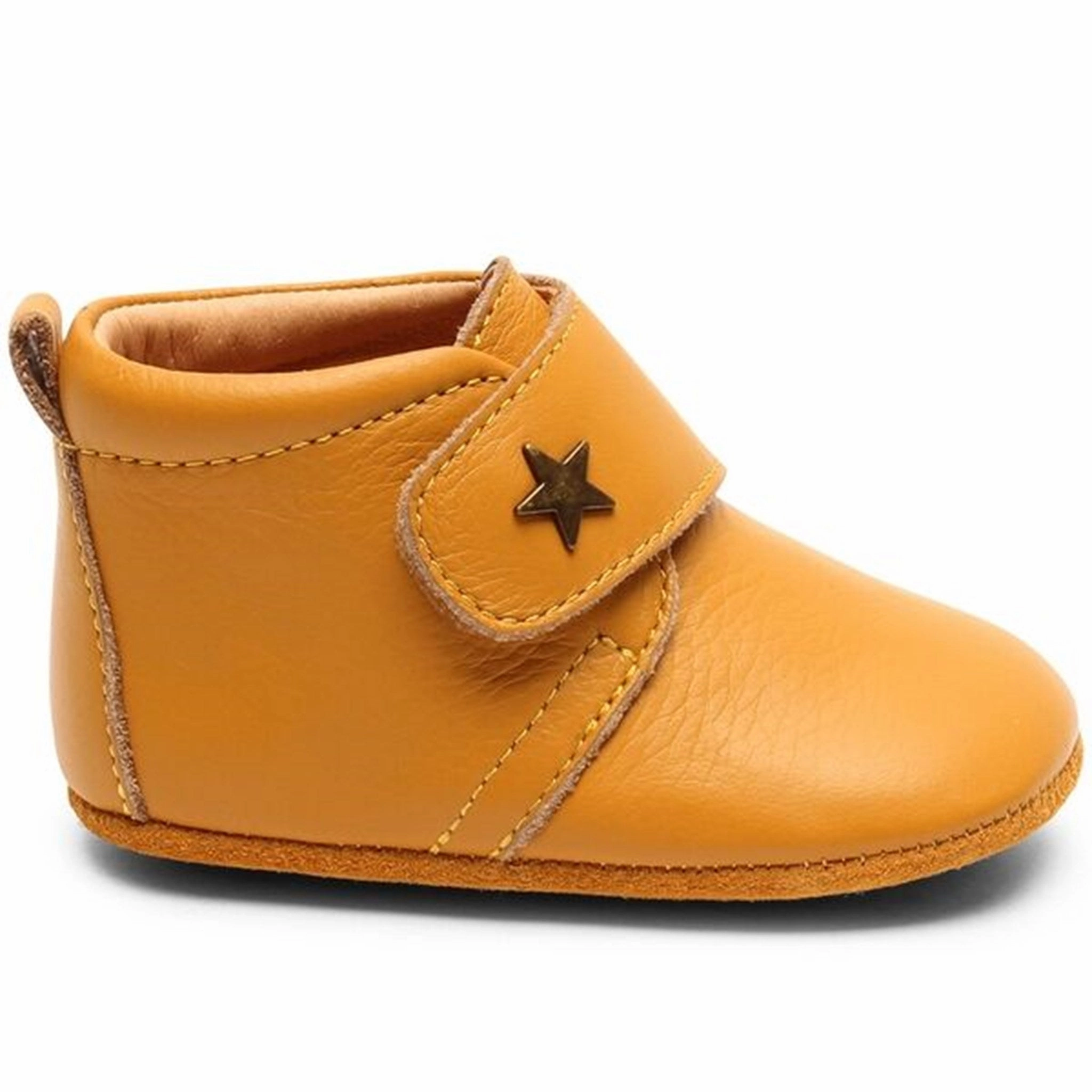 Bisgaard Indoor Shoes Velcro Star 12301 Mustard