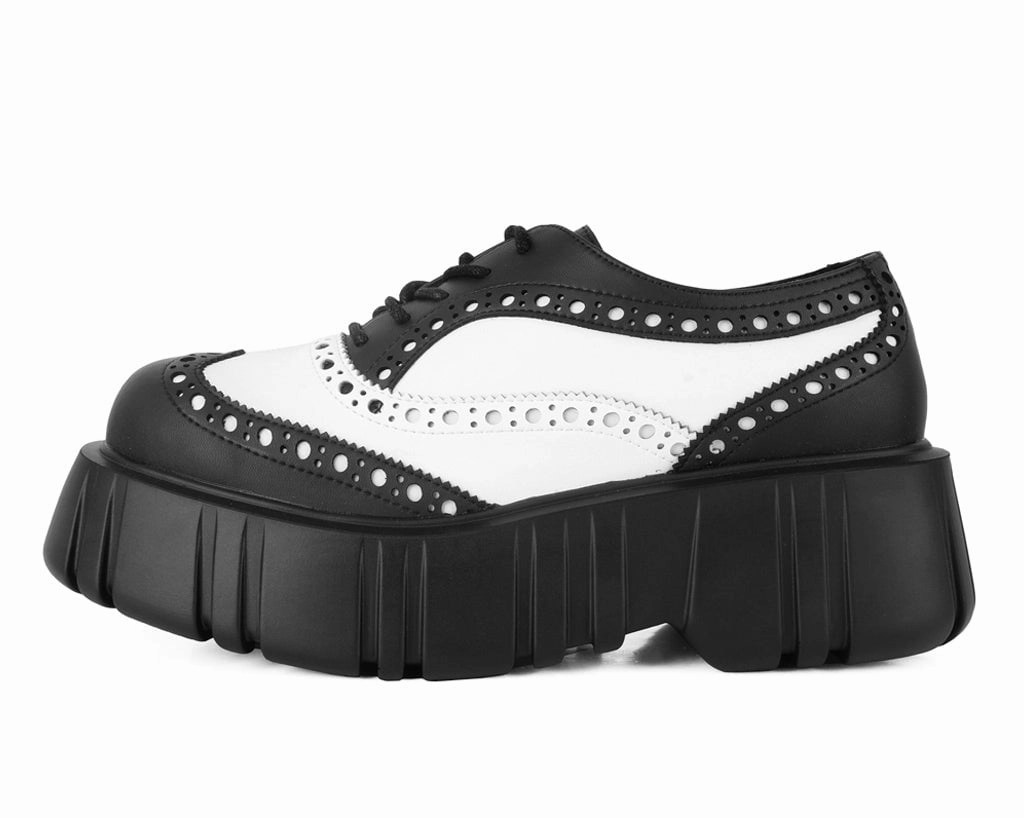 Black & White TUKskin Anarchic Airship Brogue