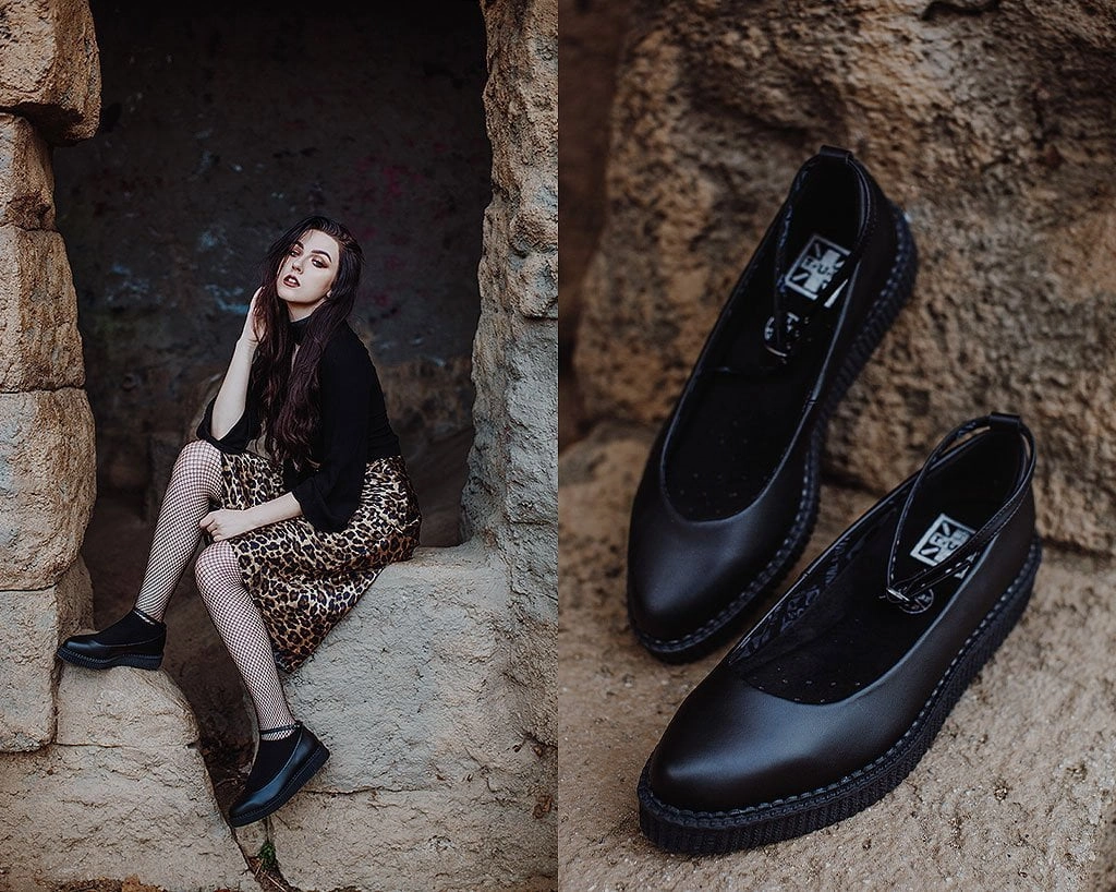 Black TUKskin Ballet Creeper
