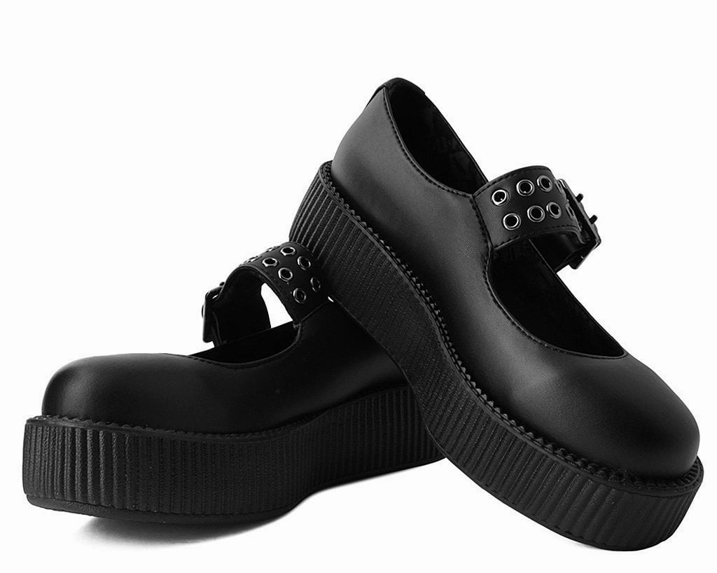 Black TUKskin Mary Jane Viva Mondo Creeper