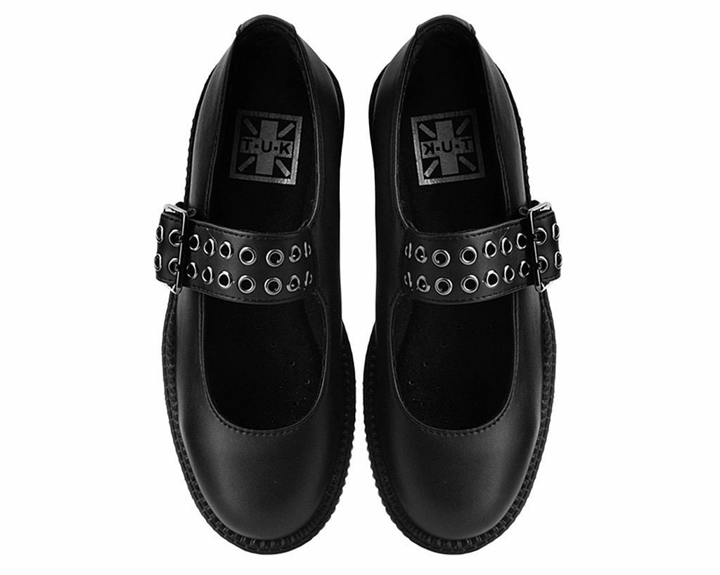 Black TUKskin Mary Jane Viva Mondo Creeper