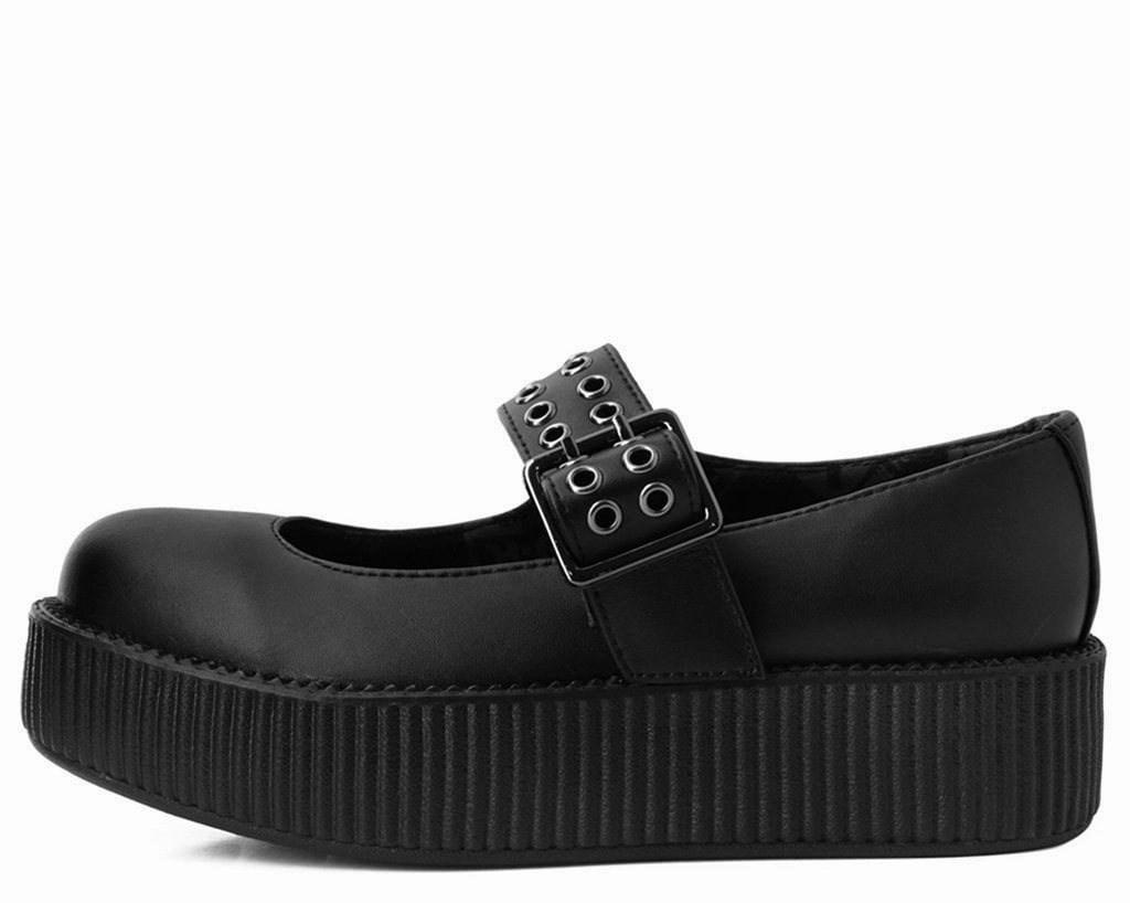 Black TUKskin Mary Jane Viva Mondo Creeper