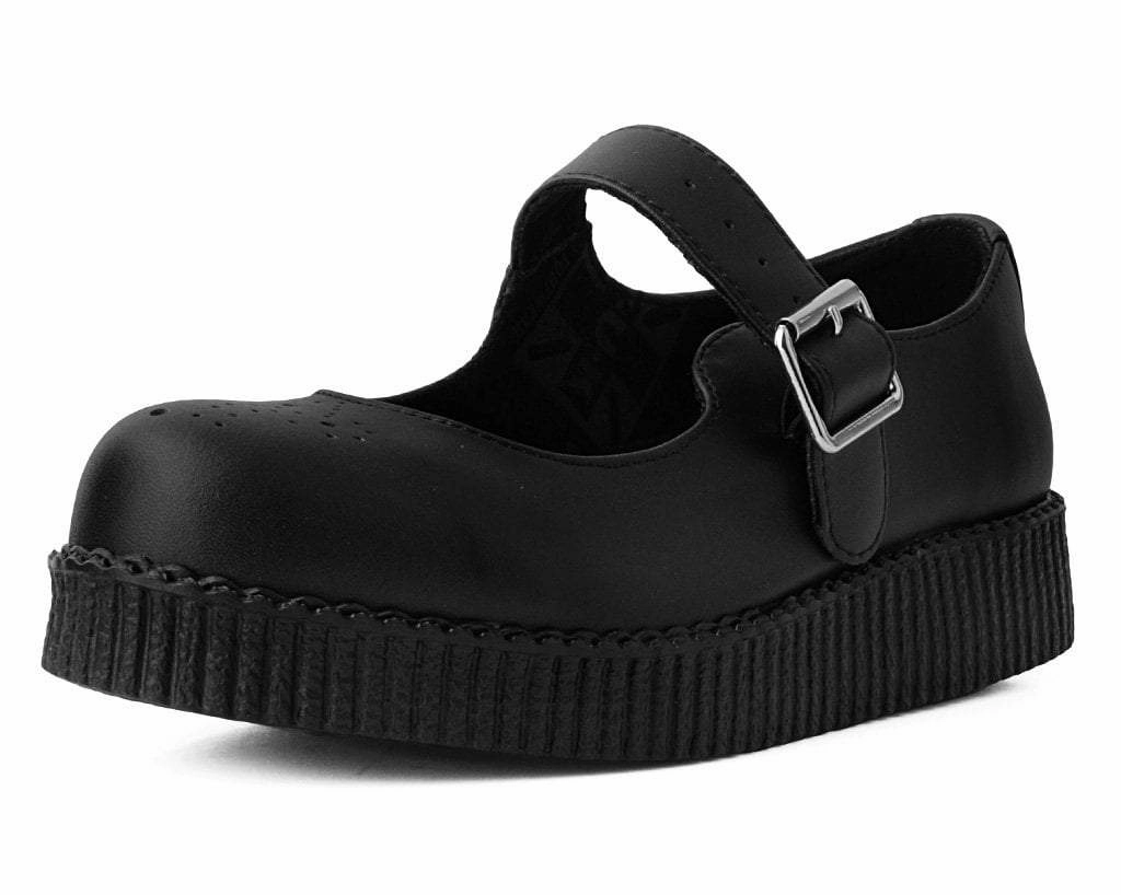 Black TUKskin Viva Low Mary Jane