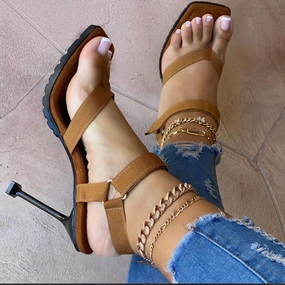 Brandy Heel- Tan