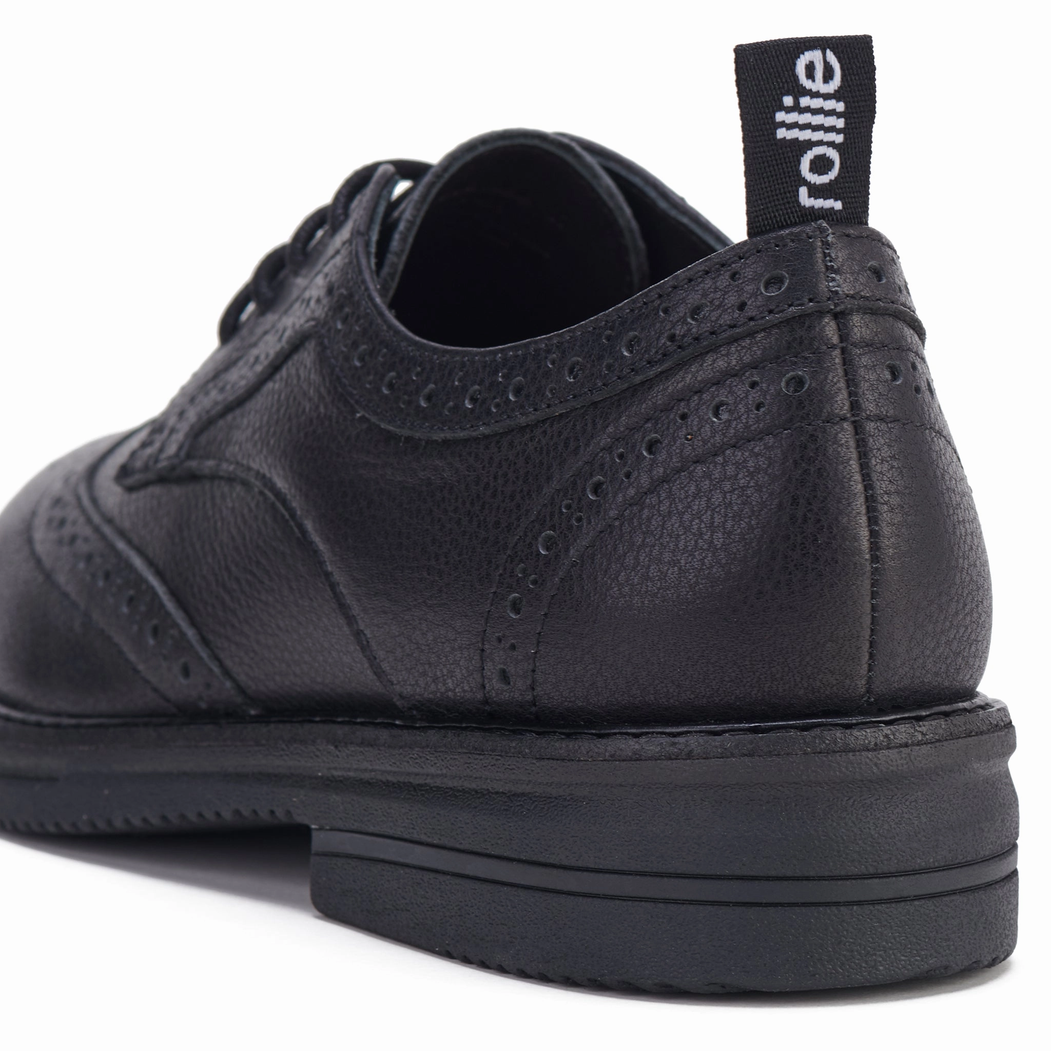 Brogue Rise All Black Tumble
