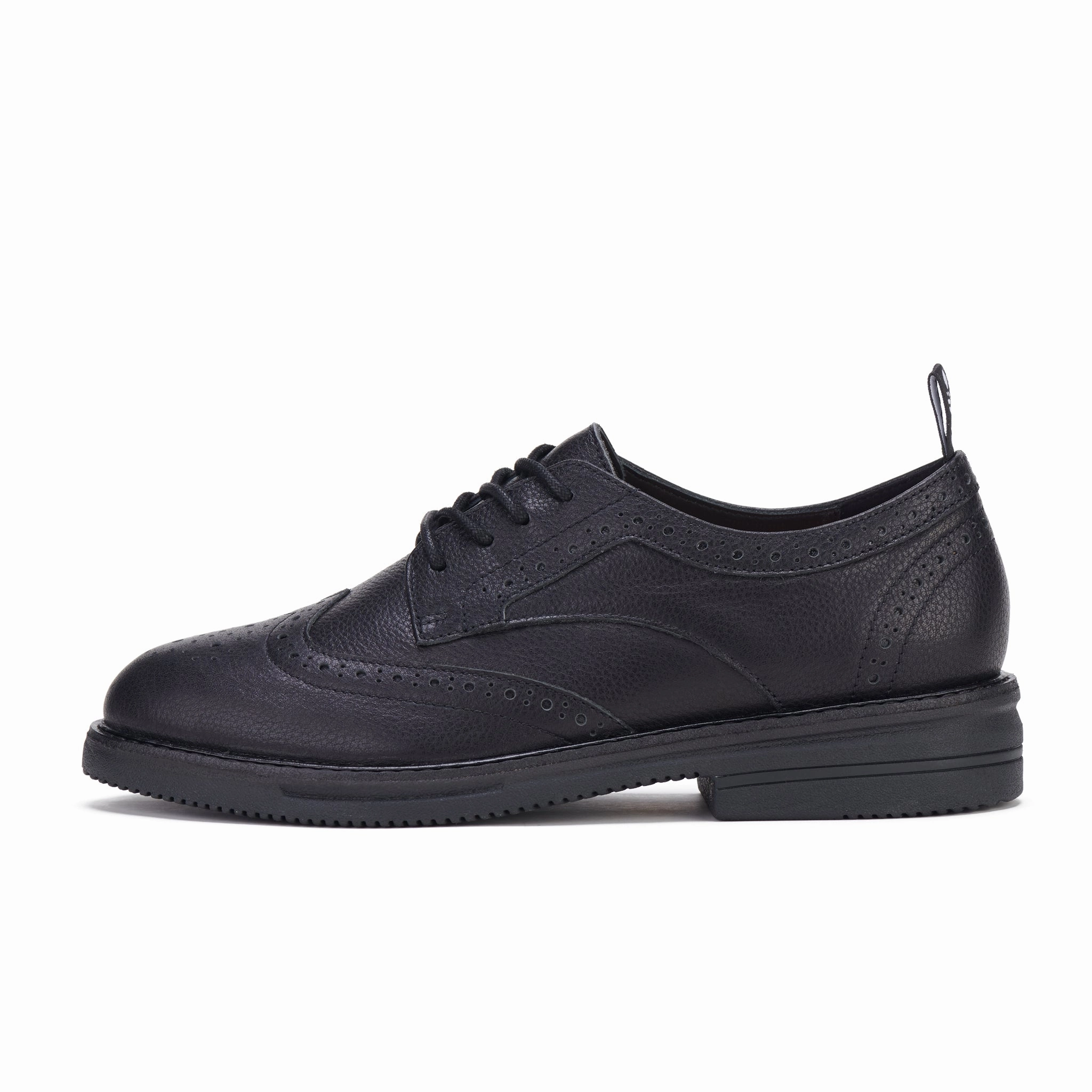 Brogue Rise All Black Tumble