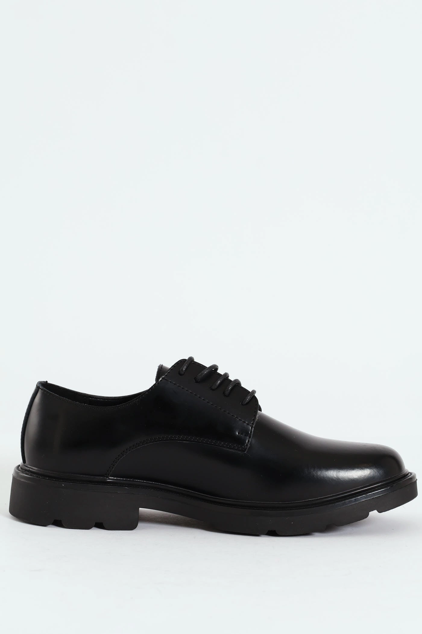 Casual Chunky Lace Up - Black