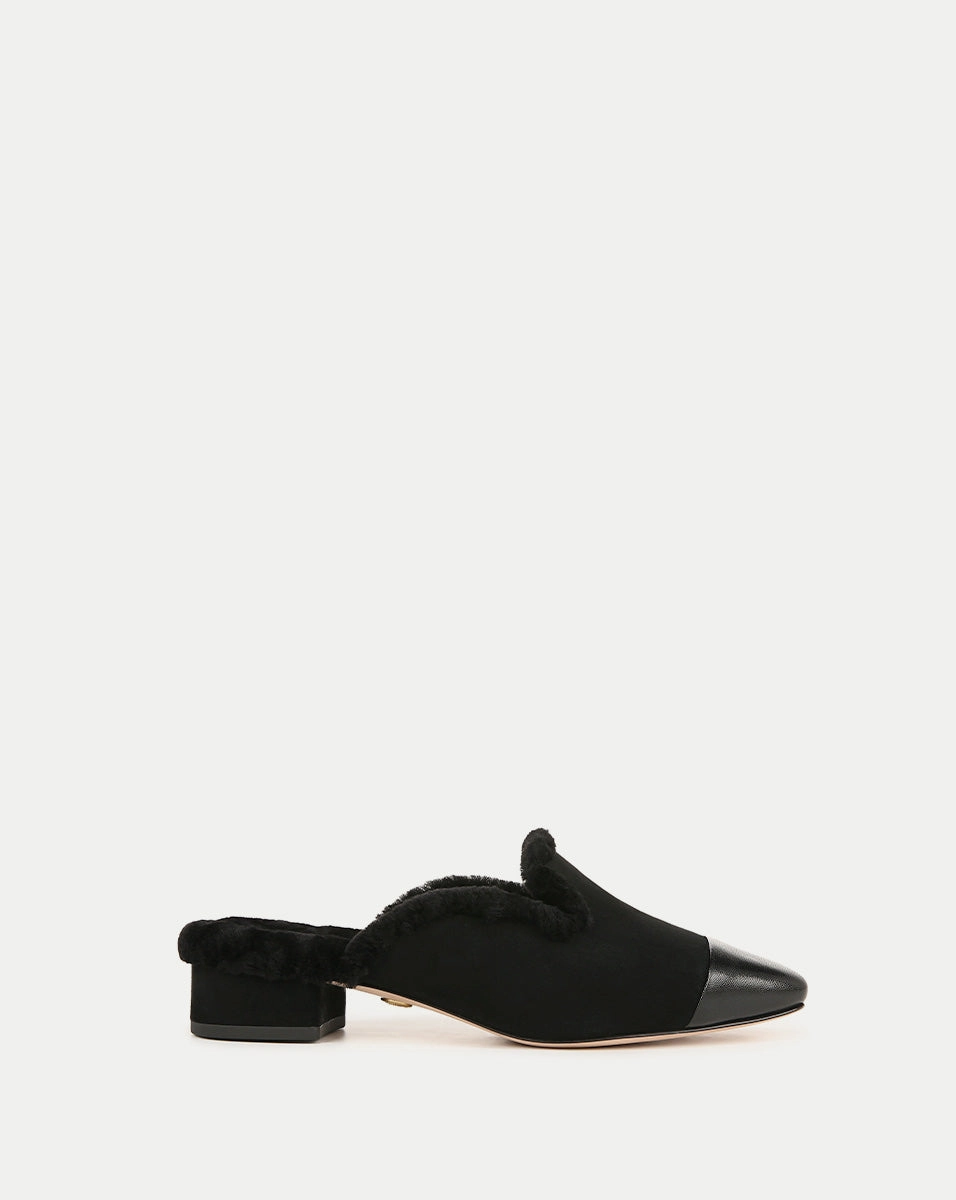 Cecile Shearling Mule
