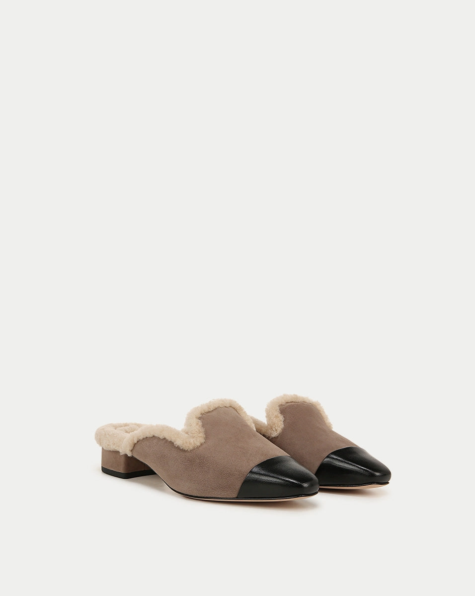 Cecile Shearling Mule