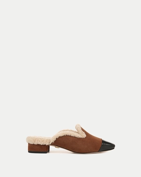Cecile Shearling Mule