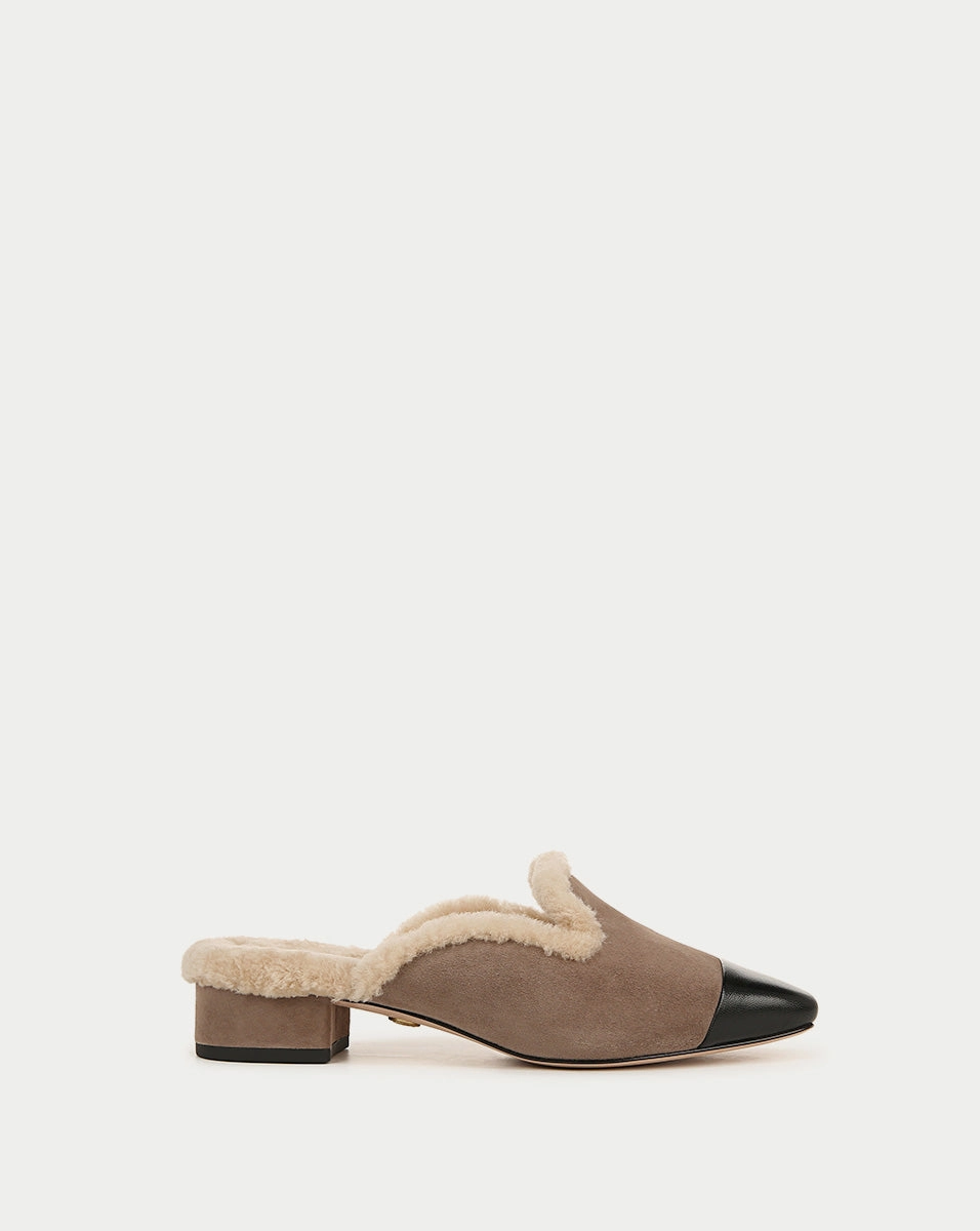 Cecile Shearling Mule