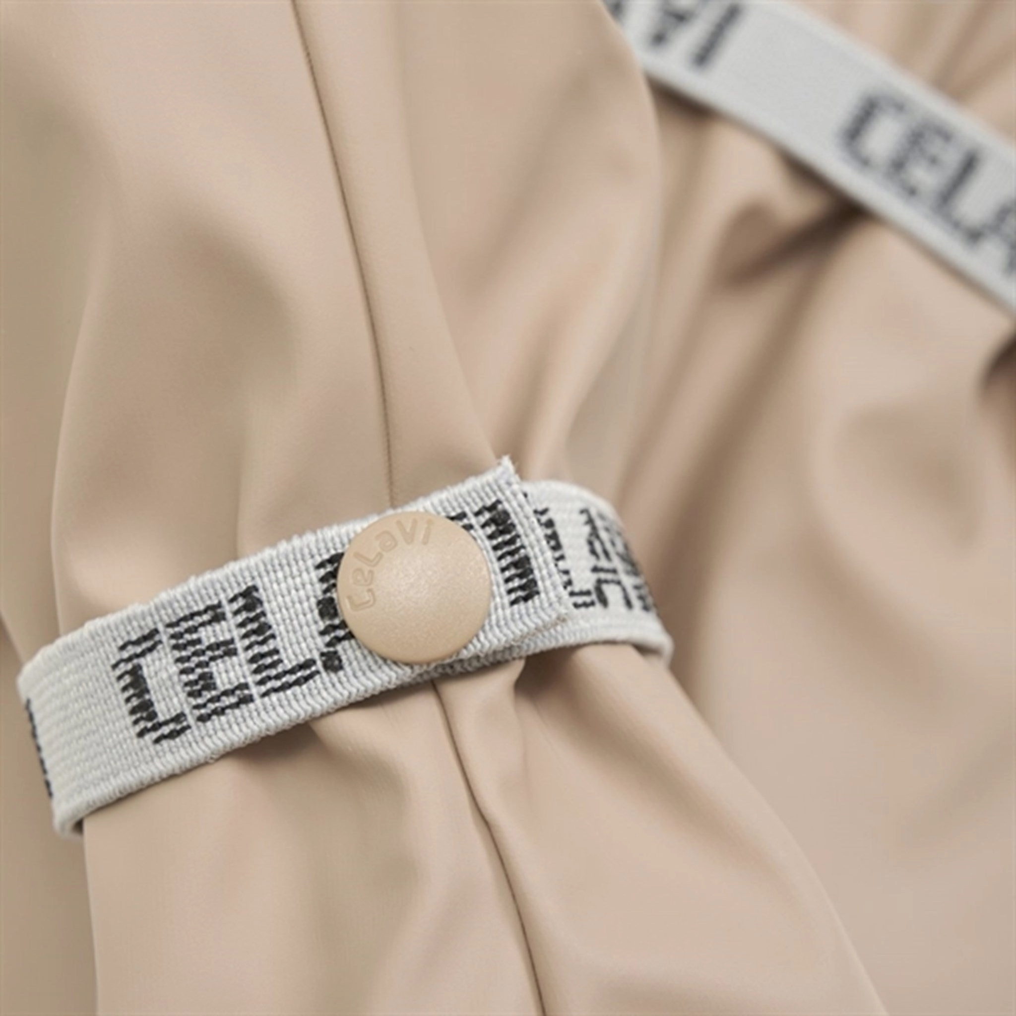 CeLaVi Polstret PU-Footies M. Fleece Warm Taupe