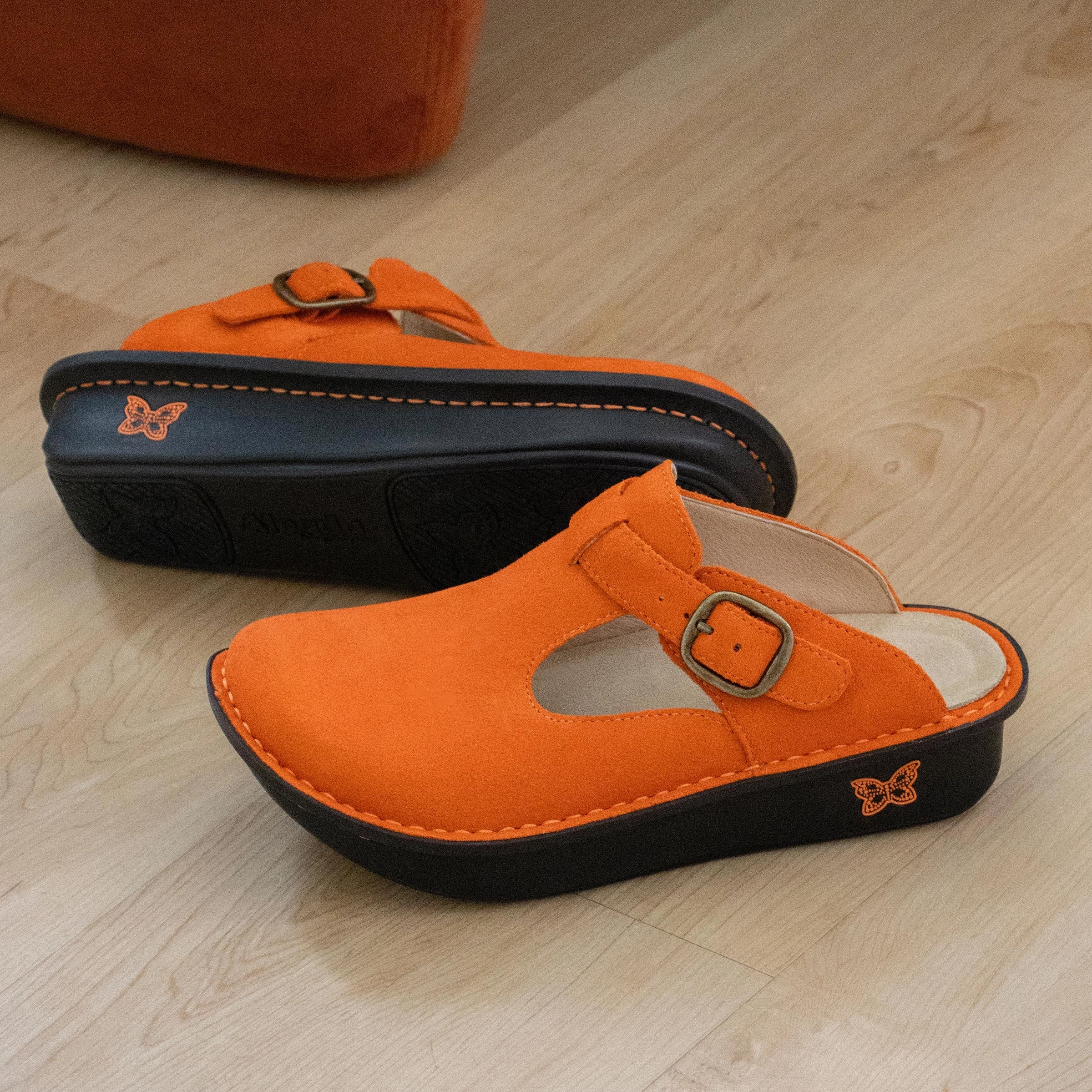 Classic Orange You Glad Suede Shoe