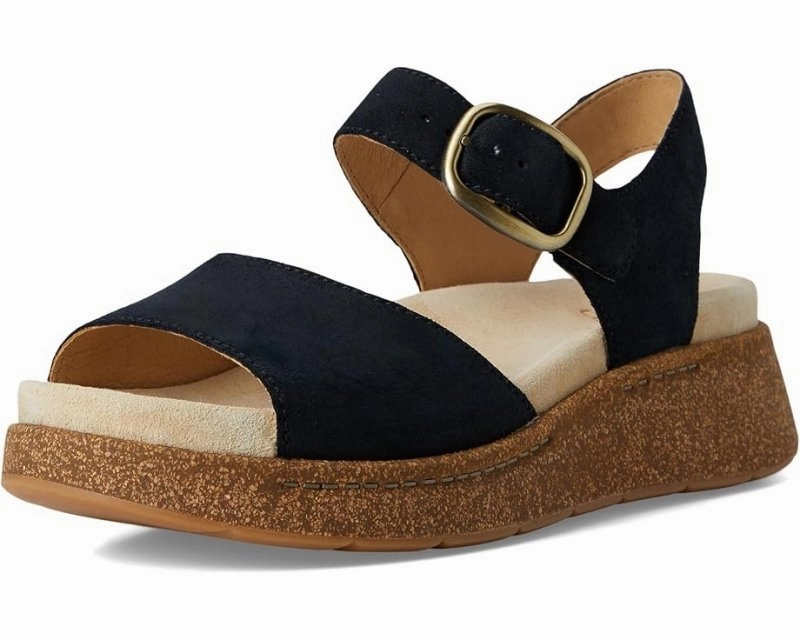Dansko Women's Bianca - Black Burnished Suede