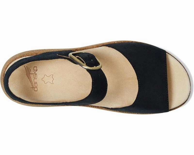 Dansko Women's Bianca - Black Burnished Suede