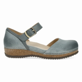 Dansko Women's Mae Denim Burnished Suede