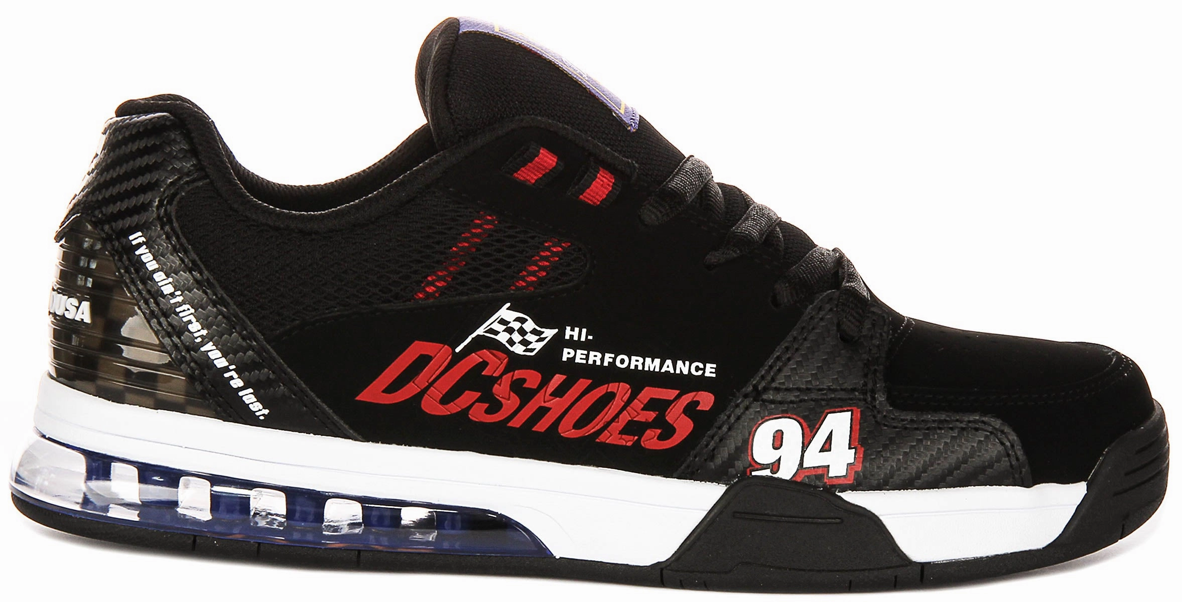 Dc Shoes Versatile LE In Black Red For Men