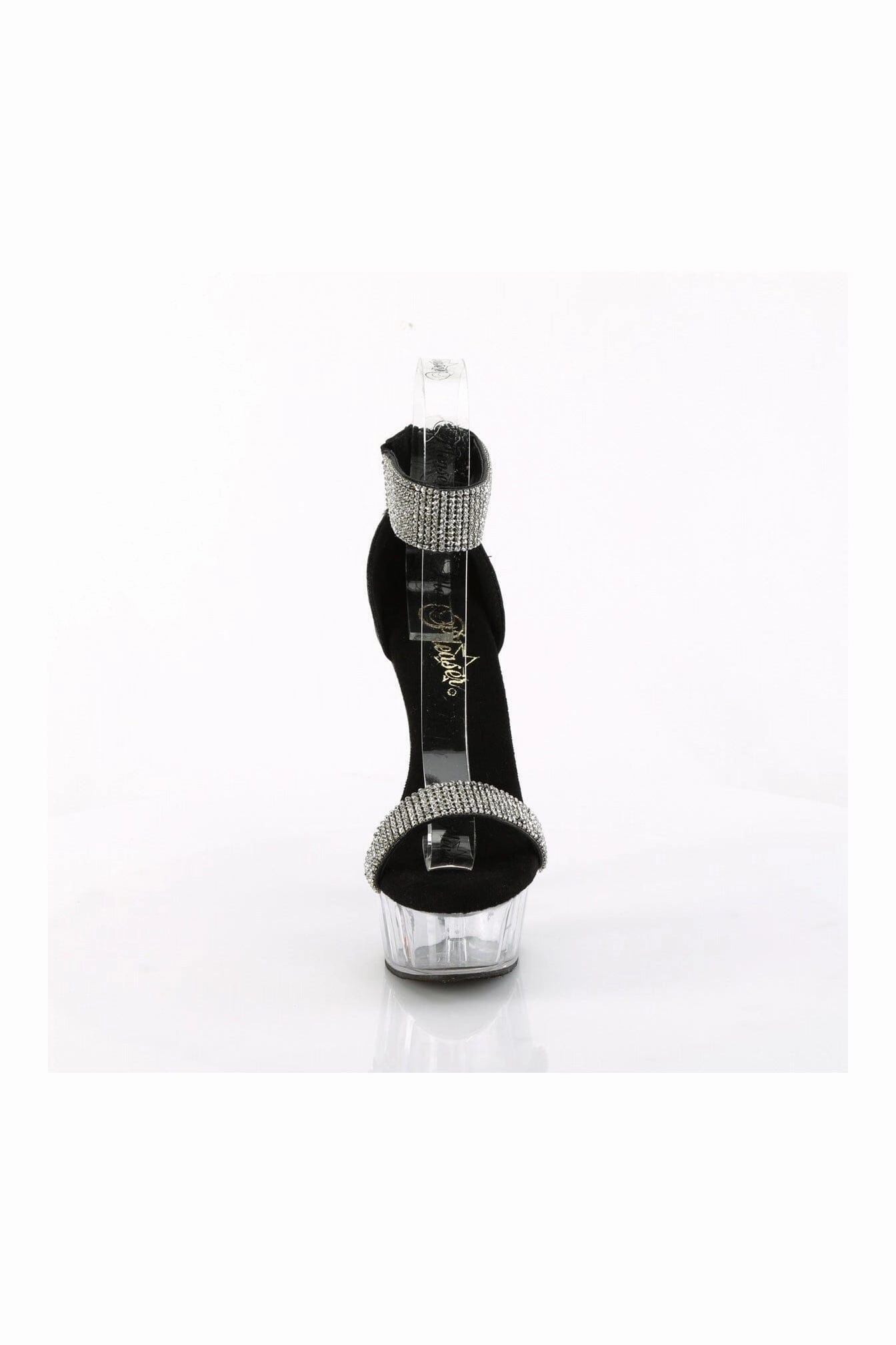 DELIGHT-641 Black Fabric Sandal
