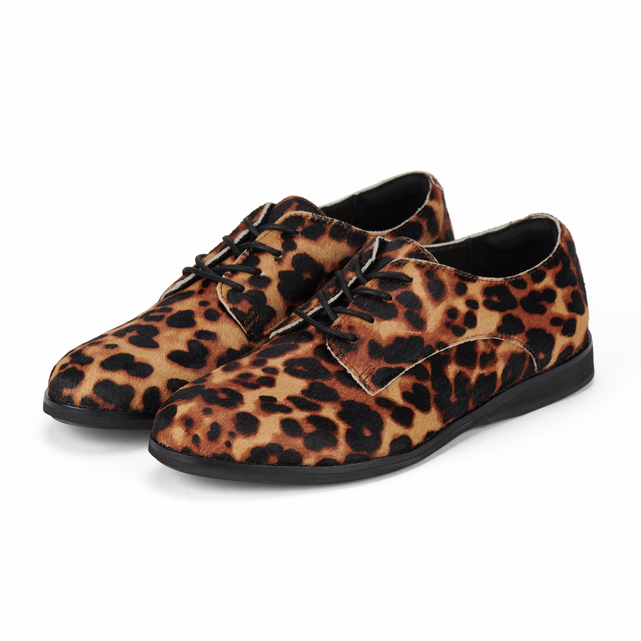 Derby Dark Camel Leopard/Black